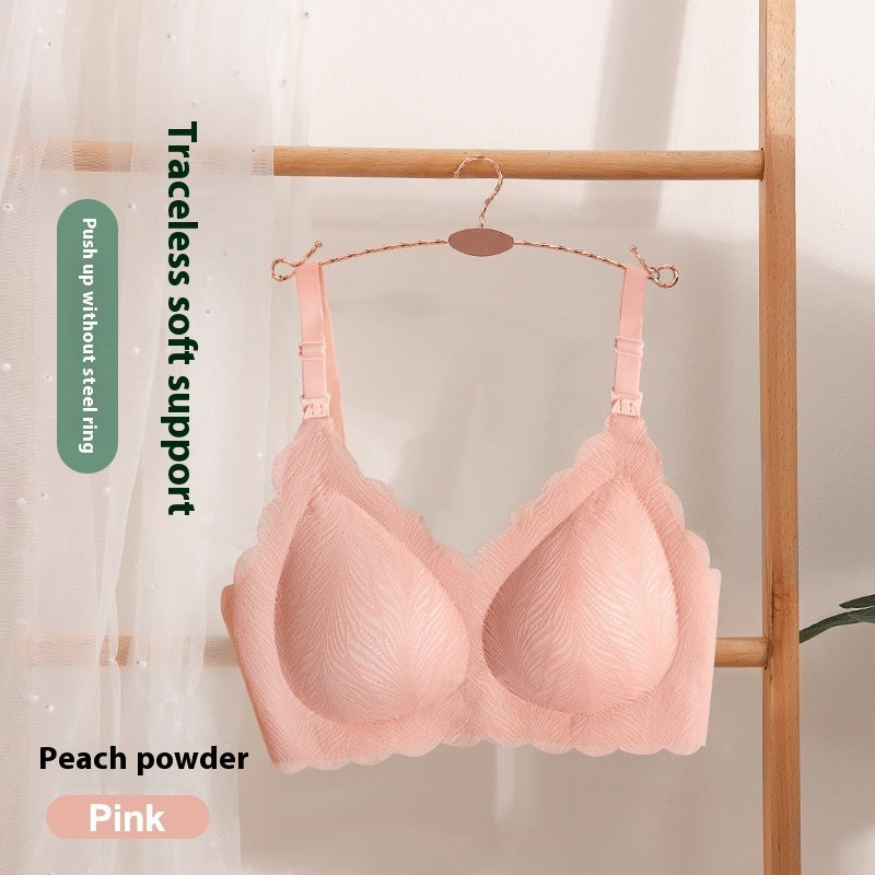 Soutien-gorge d'allaitement push-up en dentelle pour femme