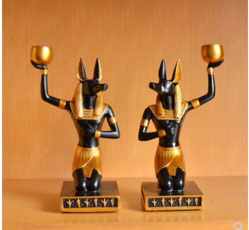 Adorno del dios perro Anubis