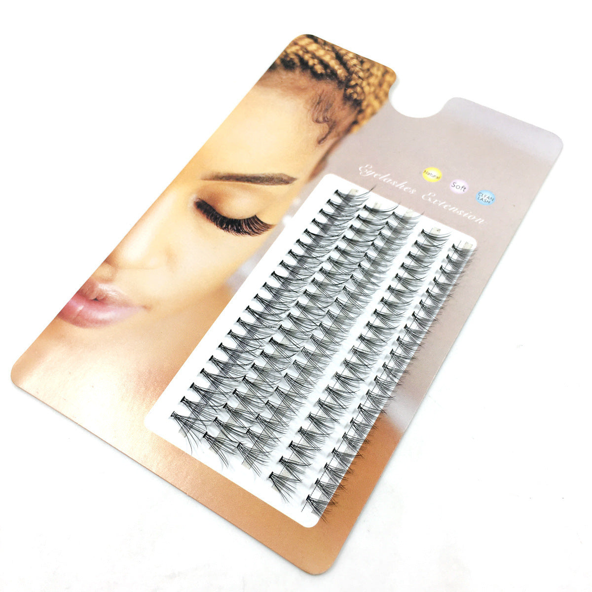 Herramientas de maquillaje de pestañas postizas de injerto suave natural 10p