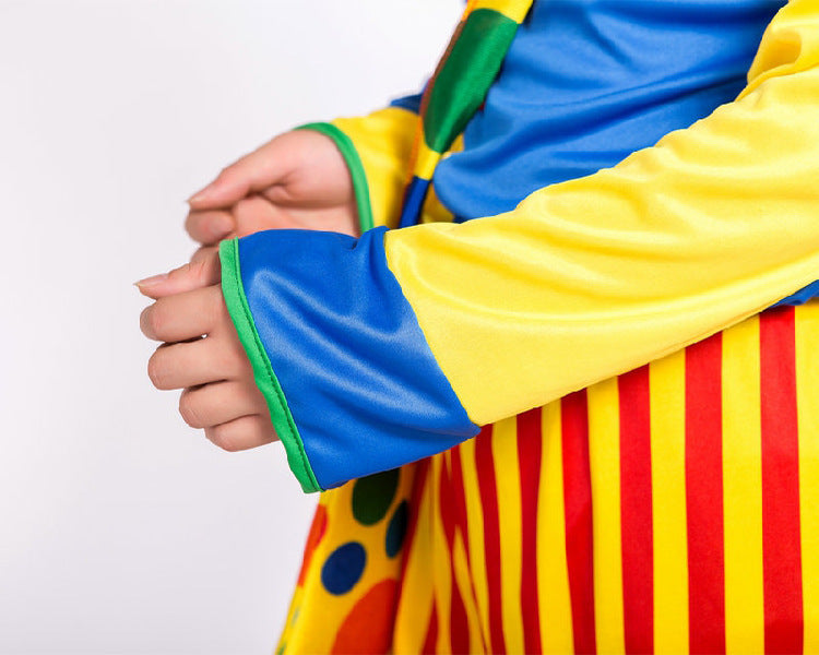 Ensemble de performance de clown de costume d'Halloween
