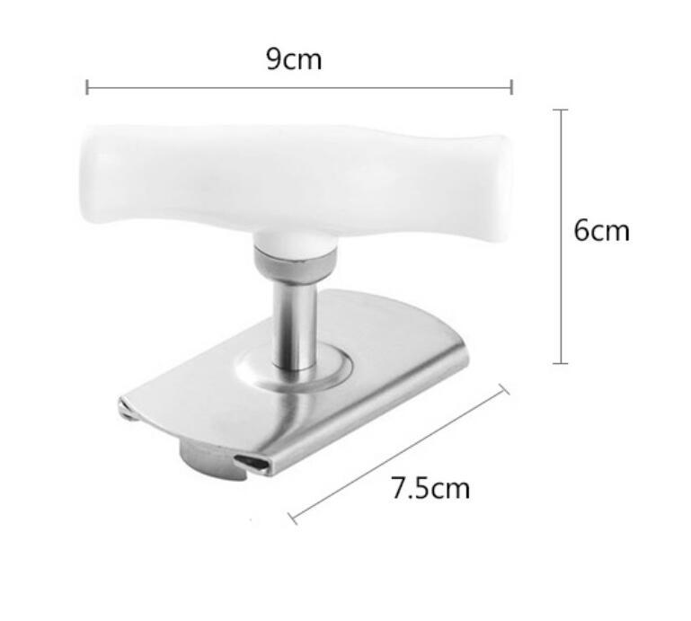 Herramienta de cocina Abrelatas de acero inoxidable Abridor de frascos ajustable Manual con sello en espiral Abridor de botellas con tornillo giratorio