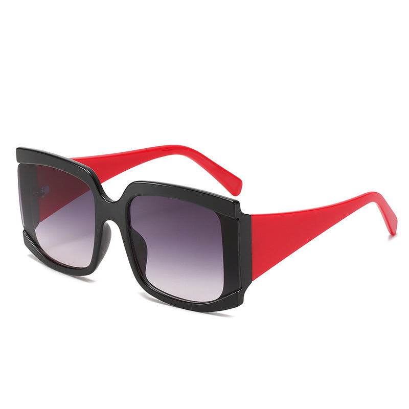 Gafas de sol cuadradas con montura grande Gafas de sol de tendencia de moda