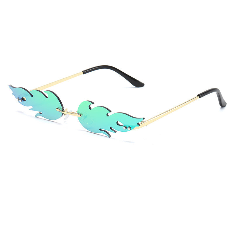 Gafas de sol metálicas de llama