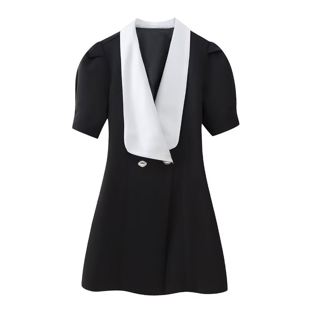 Summer New French Style Bow Dress