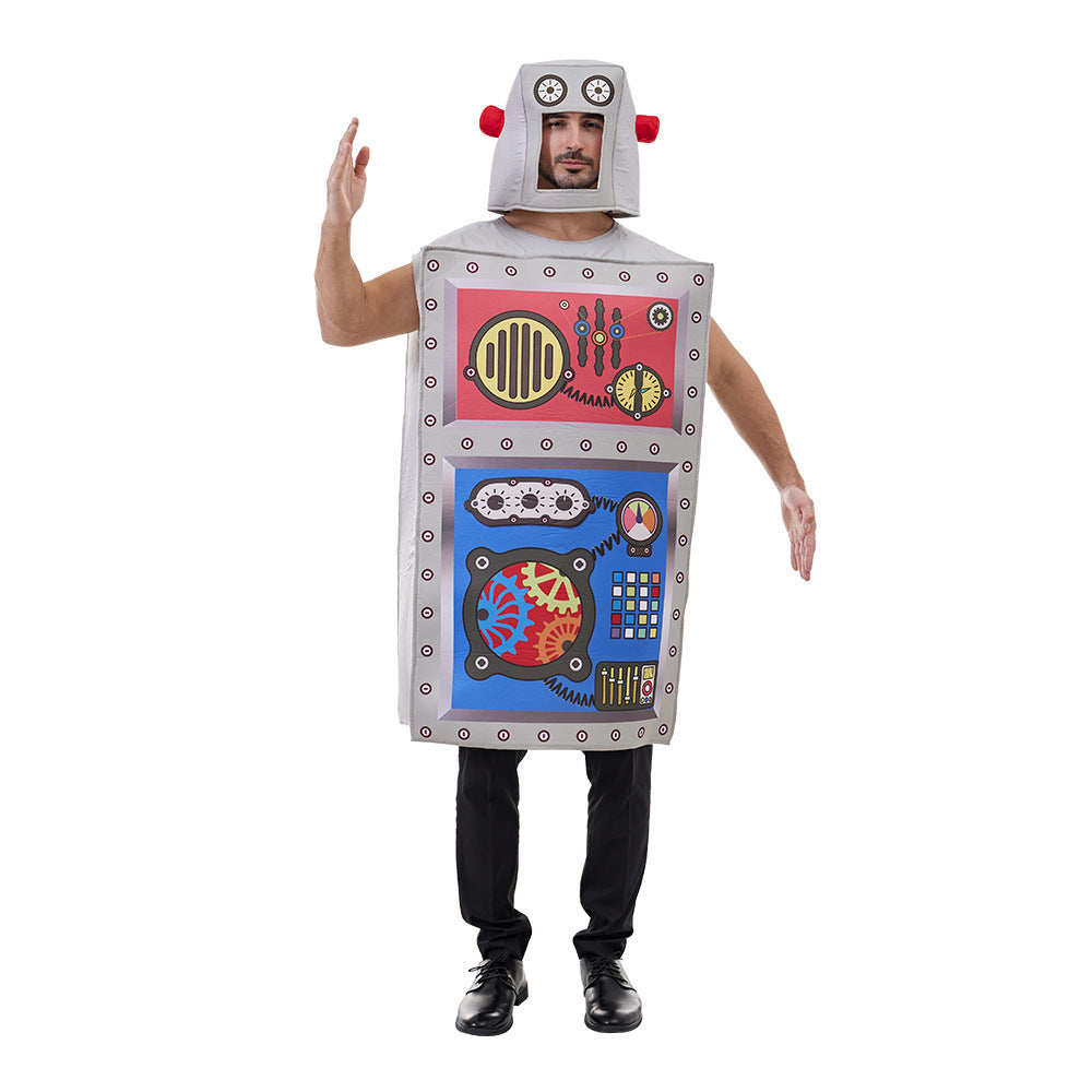 Costume d'éponge robot amusant pour Halloween