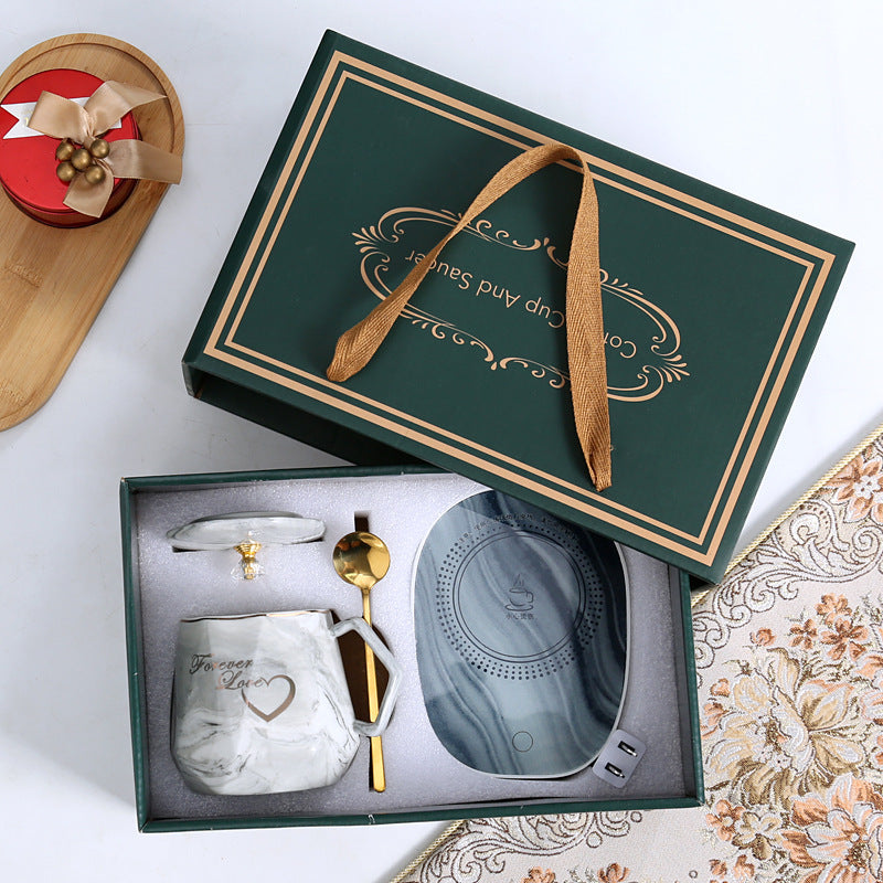 Ensemble de tasses en céramique, cadeau de bijoux de mariage