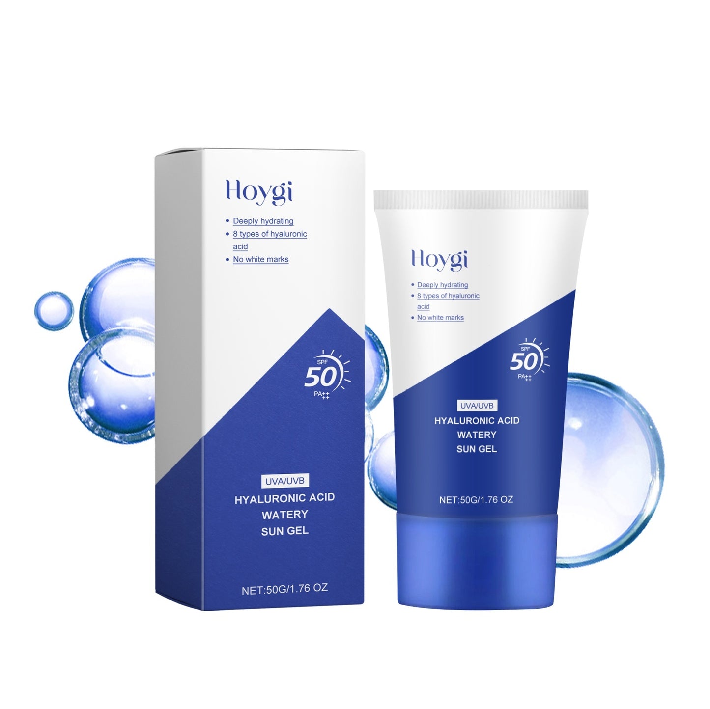 Crème solaire à l'acide hyaluronique 50 Hoygi