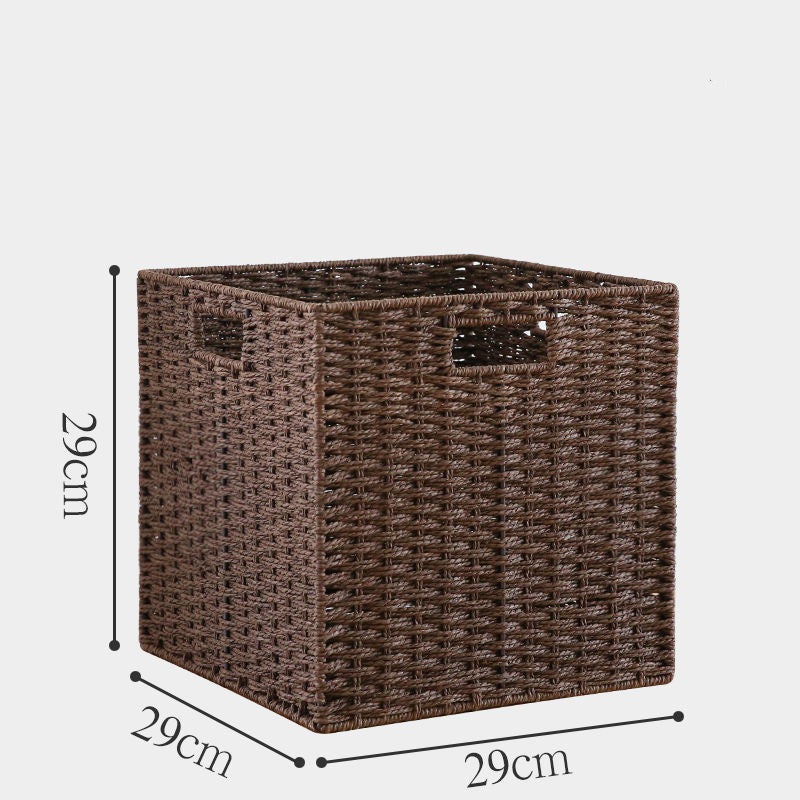 Caja de almacenamiento de paja para el hogar