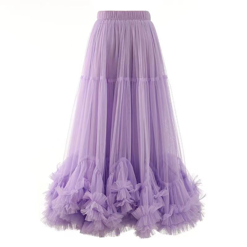 Women's Fashion Personality Mesh Skirt