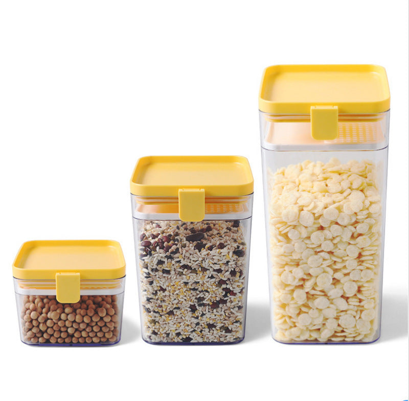 Caja de almacenamiento sellada para cocina del hogar, tarro de almacenamiento