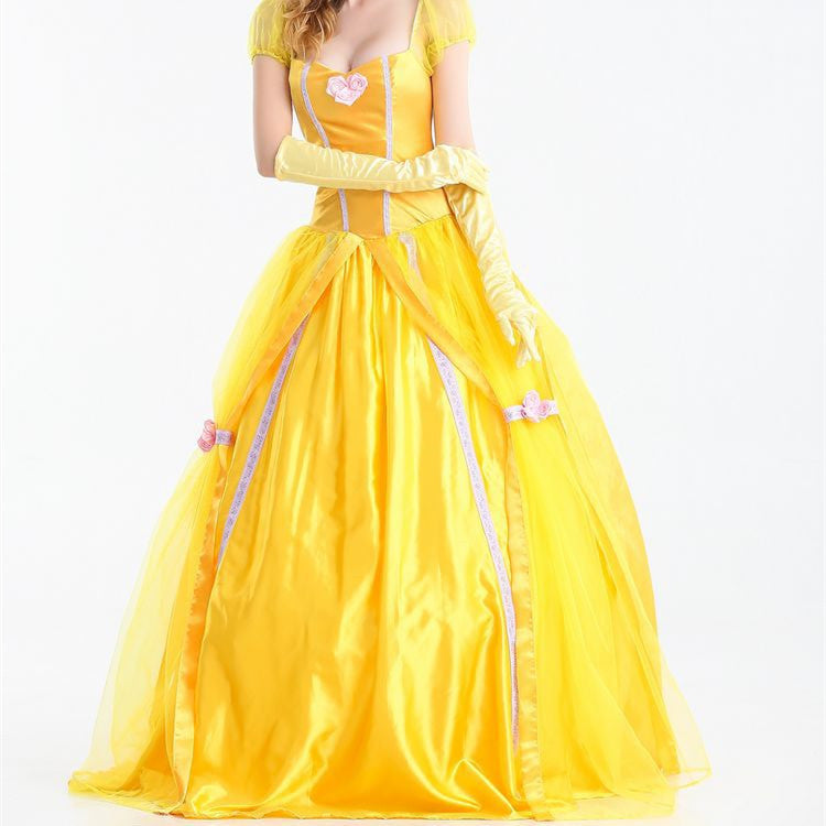 Costume de photographie de princesse Belle pour Halloween