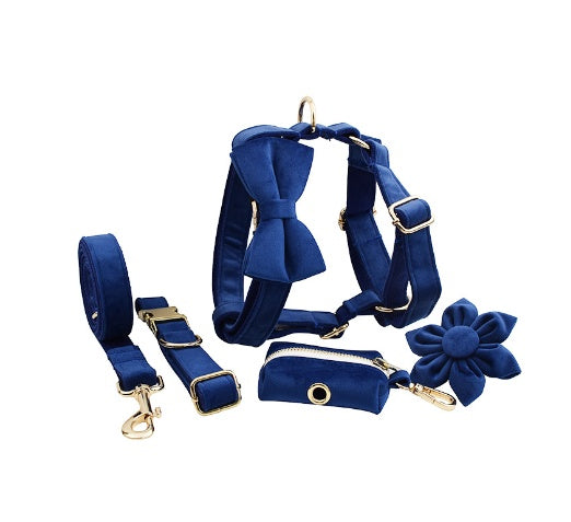 Collar para mascotas, tela para perros, terciopelo