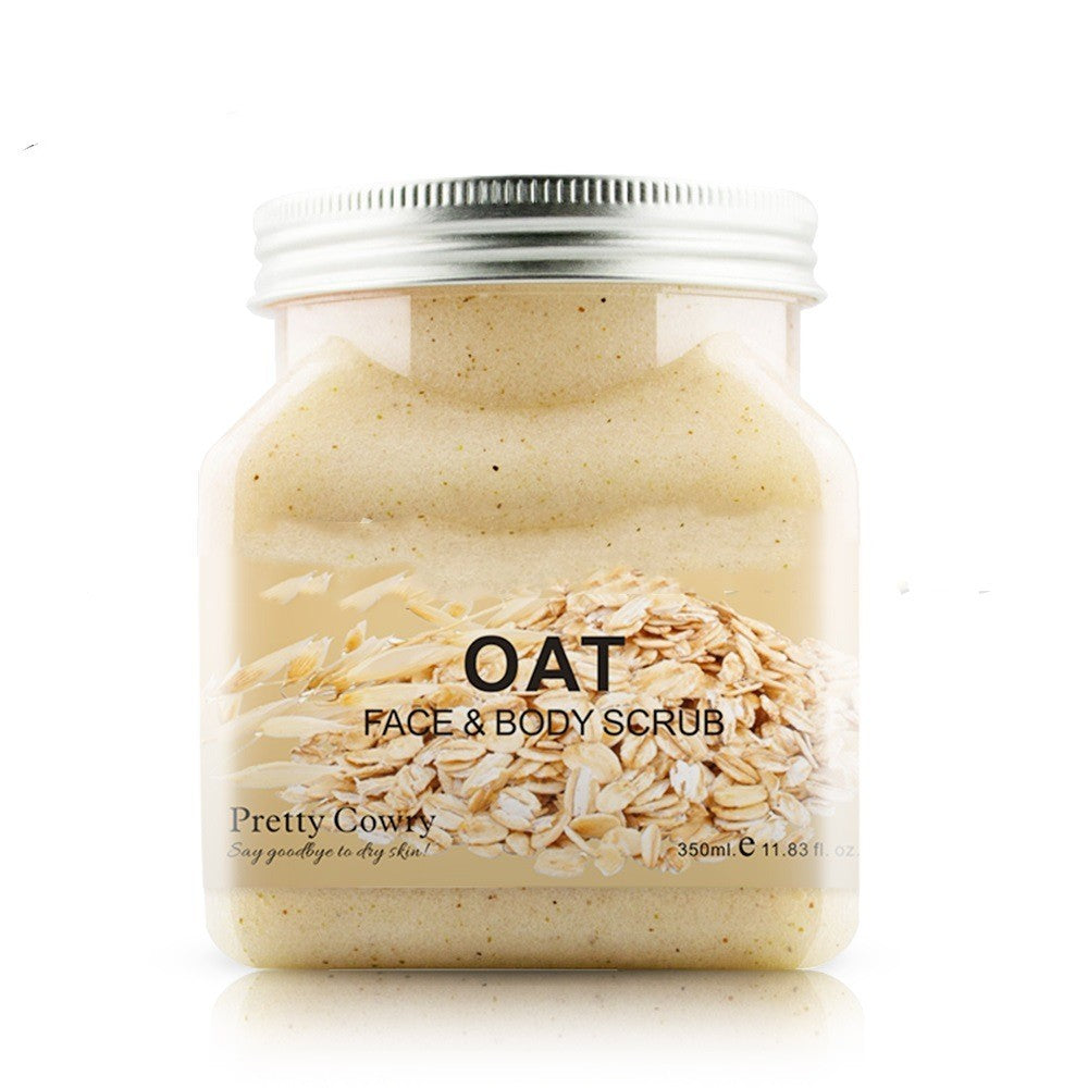 Crema exfoliante corporal con sal de baño con fragancia de frutas