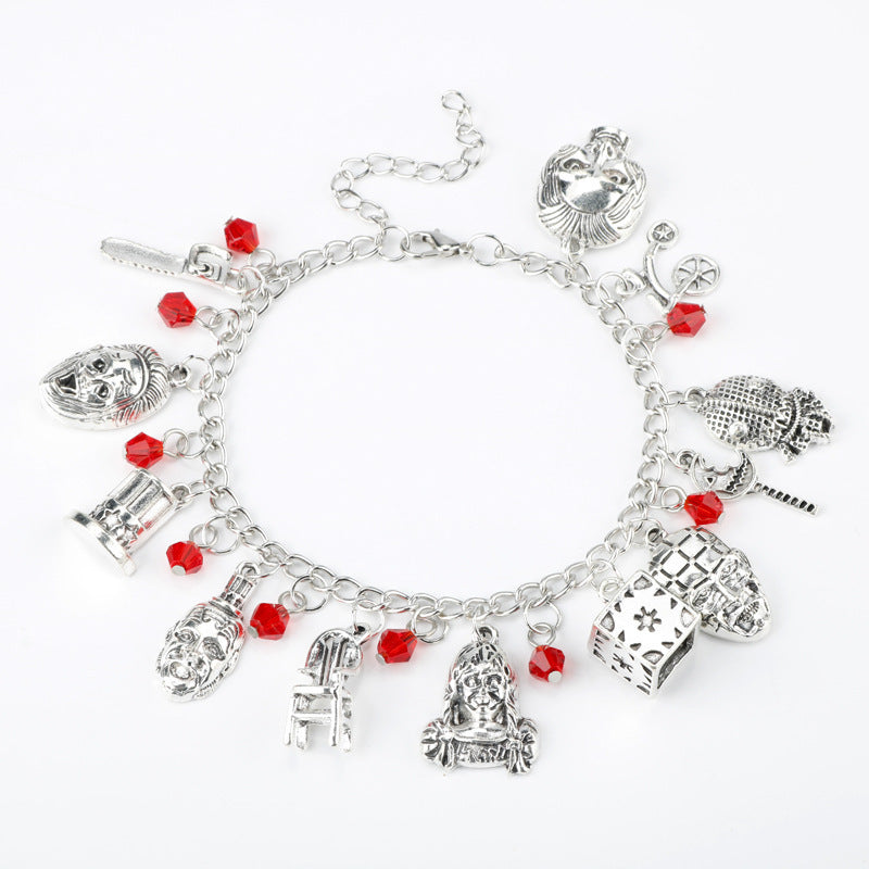 Bracelet bijoux fantôme et diable d'Halloween