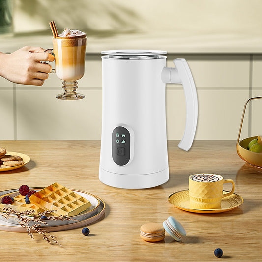 Machine à fouetter le lait chaud et froid électrique automatique en acier inoxydable, gadgets de cuisine