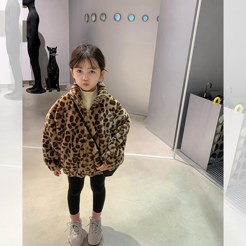 Chaqueta de poliéster gruesa para niños, bonita y de moda