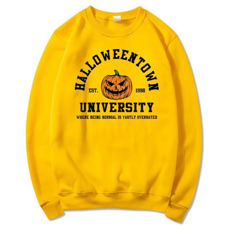 Sweat-shirt rétro d'Halloween pour femme