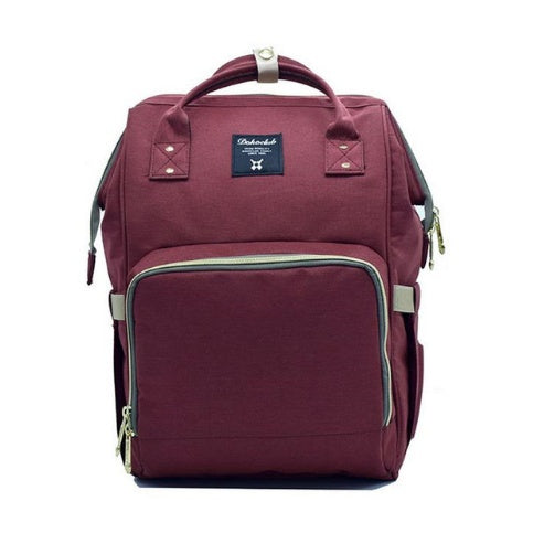 Bolsa de momia multifunción de gran capacidad, paquete materno-infantil, bolso para mujeres embarazadas, mochila para madres