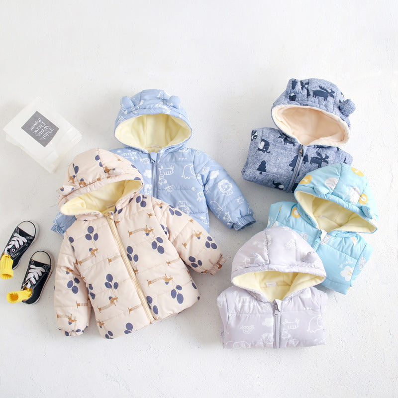 Chaqueta acolchada de plumas Ropa para bebés y niños