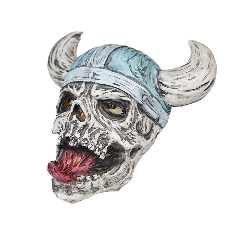 Masque viking laid en latex pour Halloween