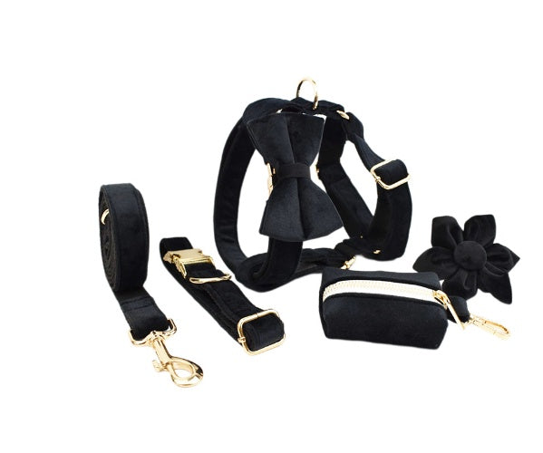 Collar para mascotas, tela para perros, terciopelo