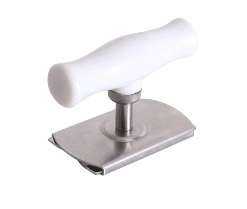 Herramienta de cocina Abrelatas de acero inoxidable Abridor de frascos ajustable Manual con sello en espiral Abridor de botellas con tornillo giratorio