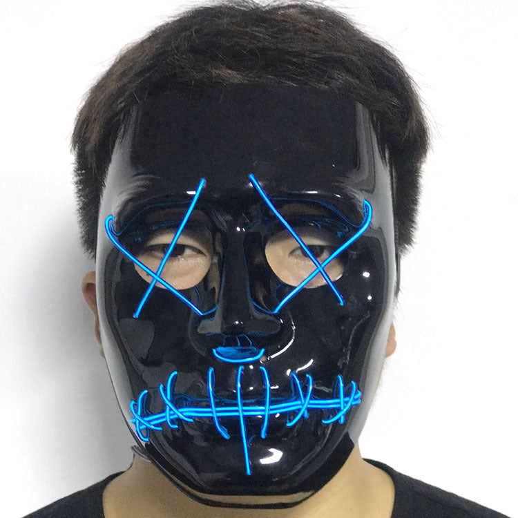 Masque lumineux LED d'Halloween