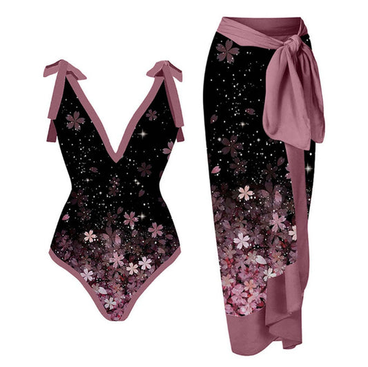 Traje de vestir de playa de gasa para mujer con personalidad de moda