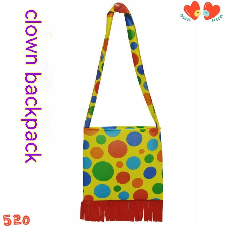 Ensemble de performance de clown de costume d'Halloween