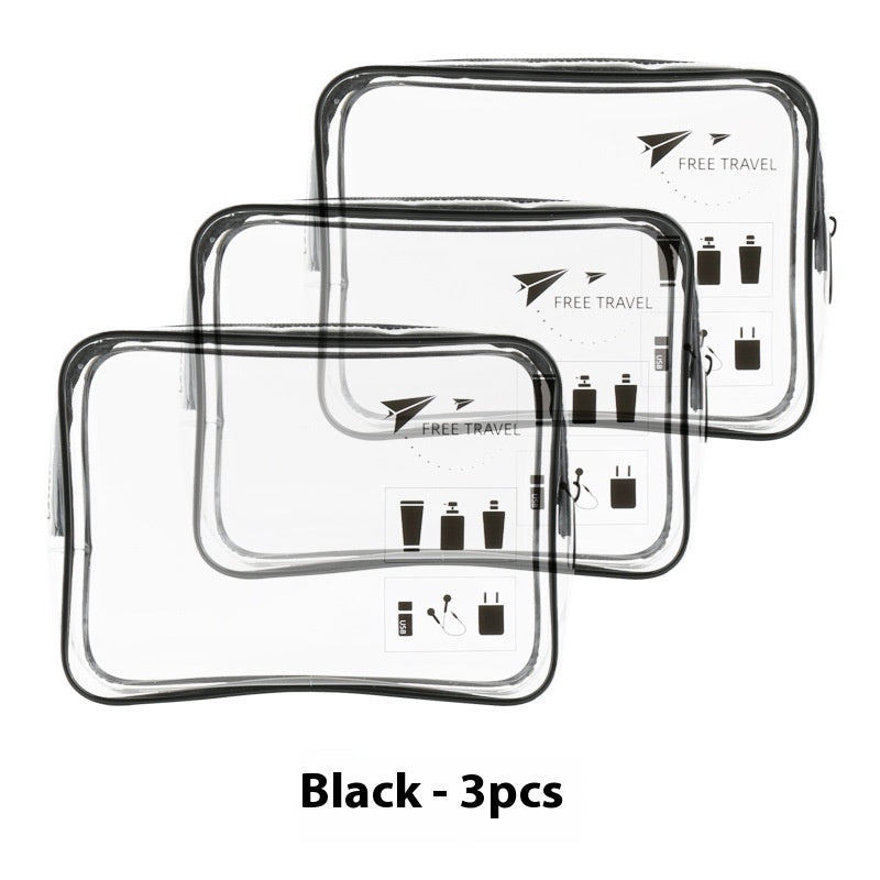 Multi-functional Transparent Travel Waterproof Portable Aviation Plastic Bag