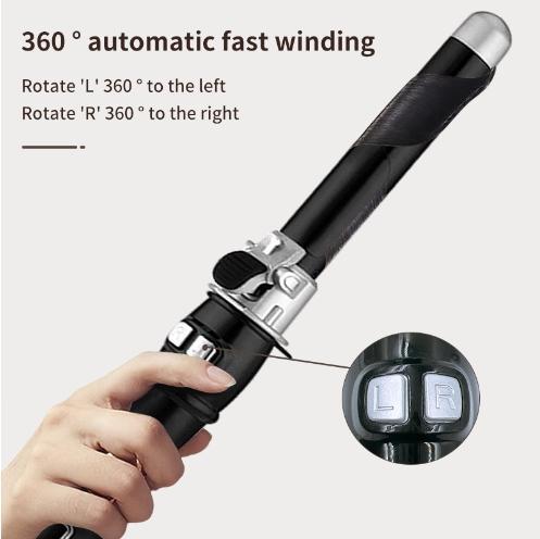 Rizador de pelo automático con control de temperatura LCD