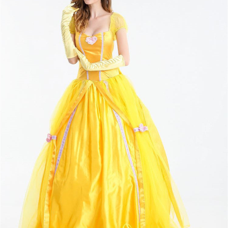 Costume de photographie de princesse Belle pour Halloween