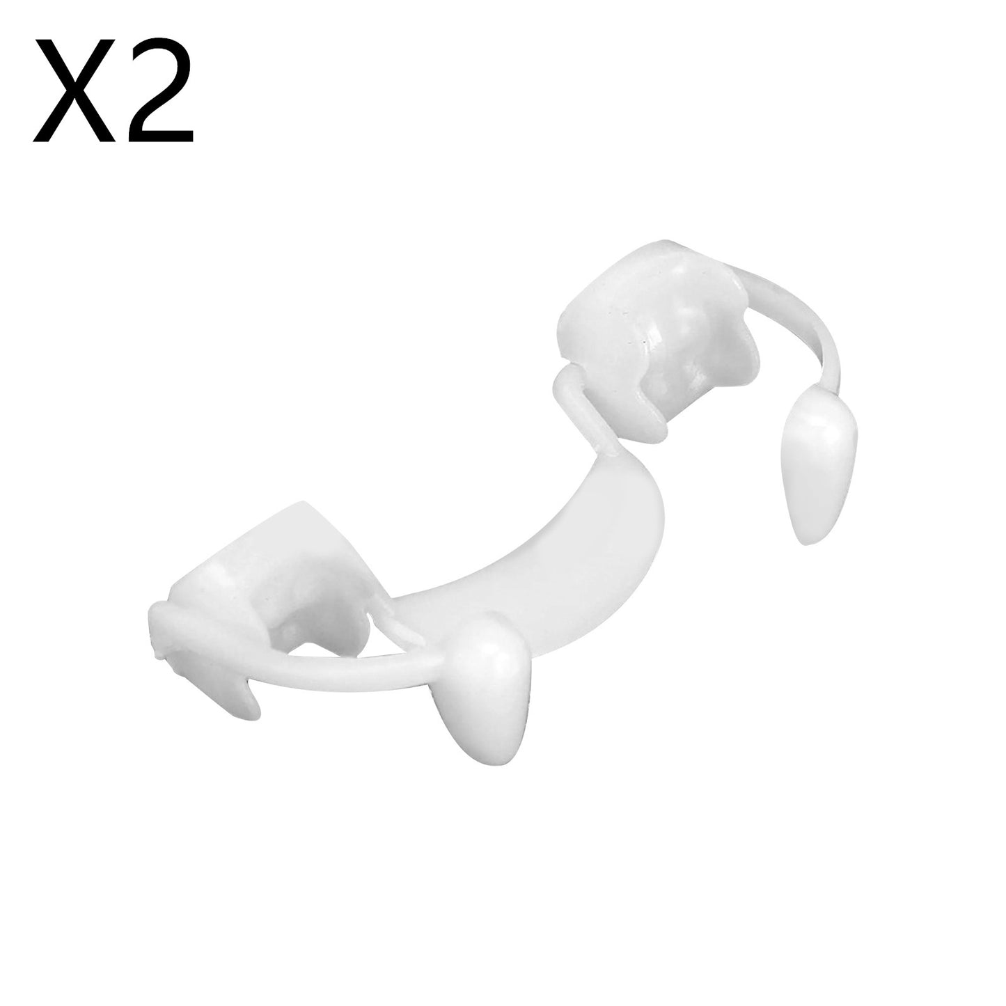 Dentaduras postizas de vampiro para Halloween Dientes de tigre falsos retráctiles para Halloween Decoraciones de cosplay para fiestas de Halloween