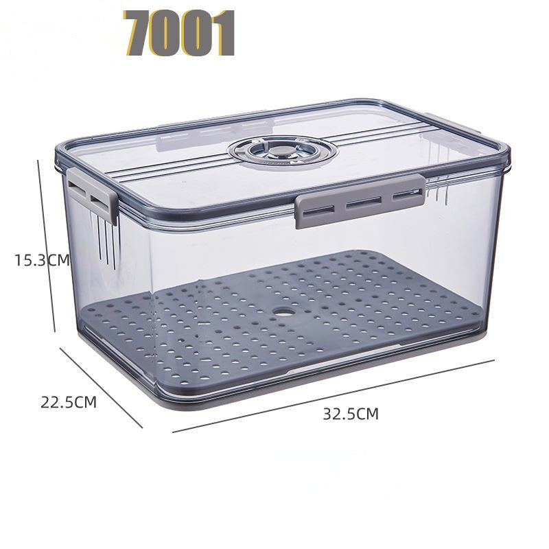 Caja de almacenamiento para refrigerador Caja de almacenamiento de plástico PET transparente de grado alimenticio