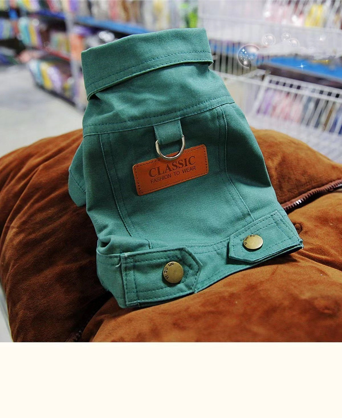Chaqueta vaquera con tracción otoñal de Dogcat