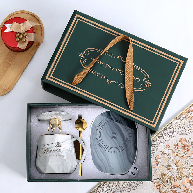 Ensemble de tasses en céramique, cadeau de bijoux de mariage