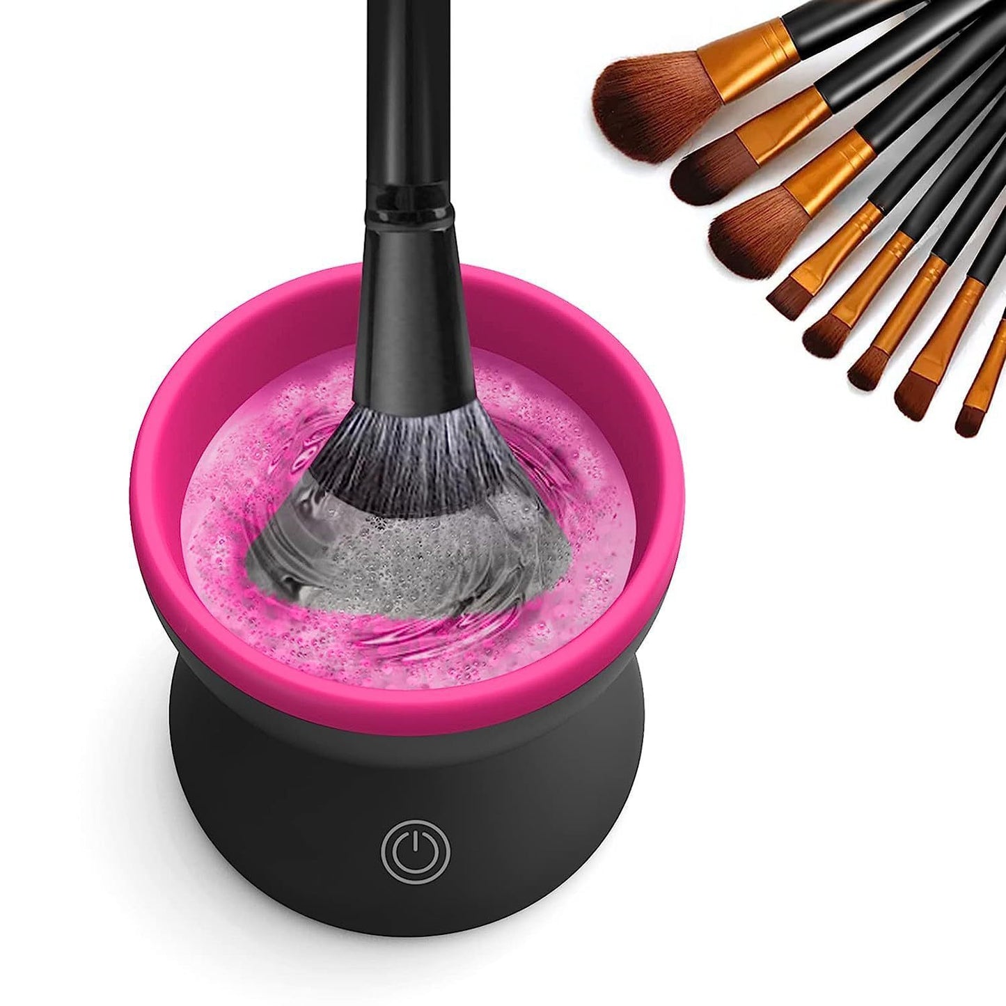 Machine de nettoyage de pinceaux de maquillage électrique, portable et automatique, USB