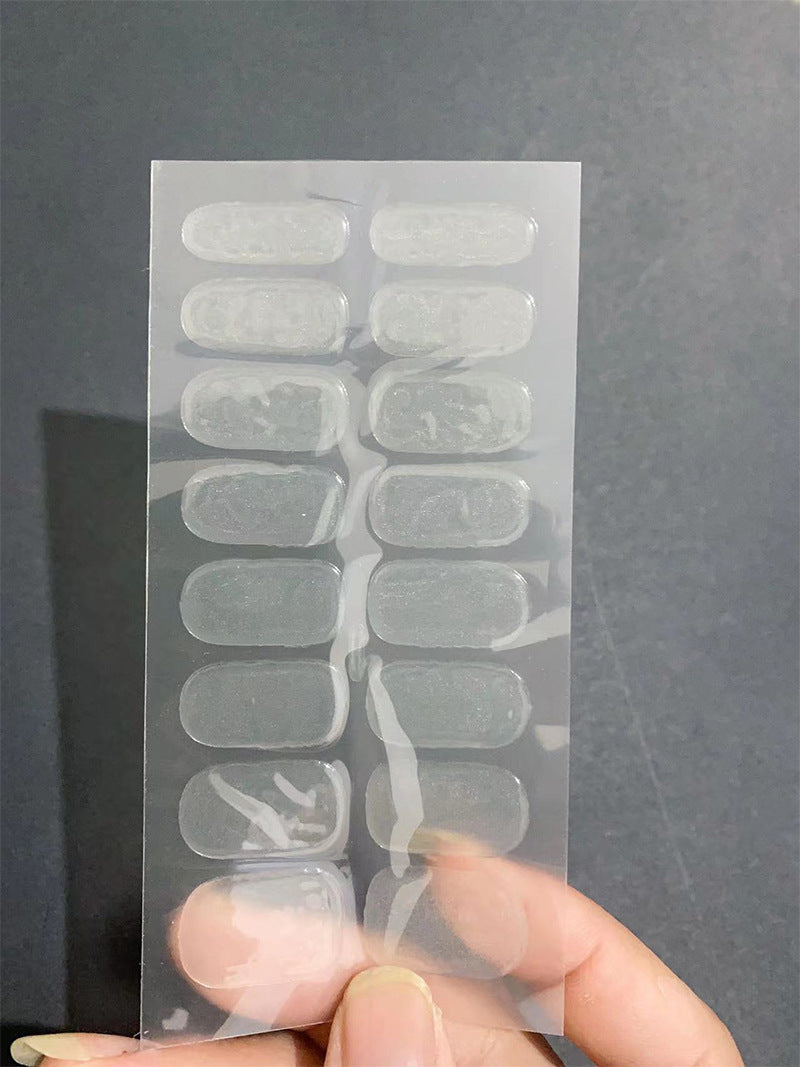 Autocollants UV semi-durcis de deuxième génération, imperméables et durables, pour la beauté des ongles