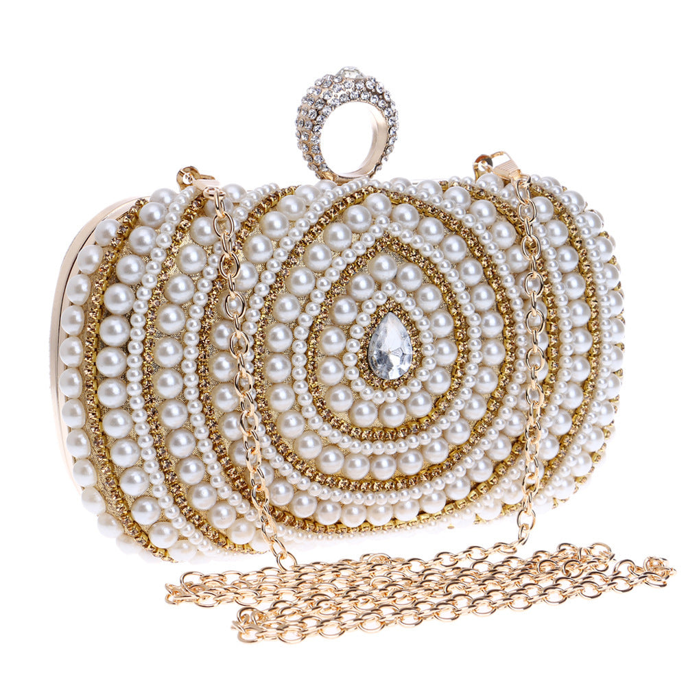 Pochette de banquet en perles