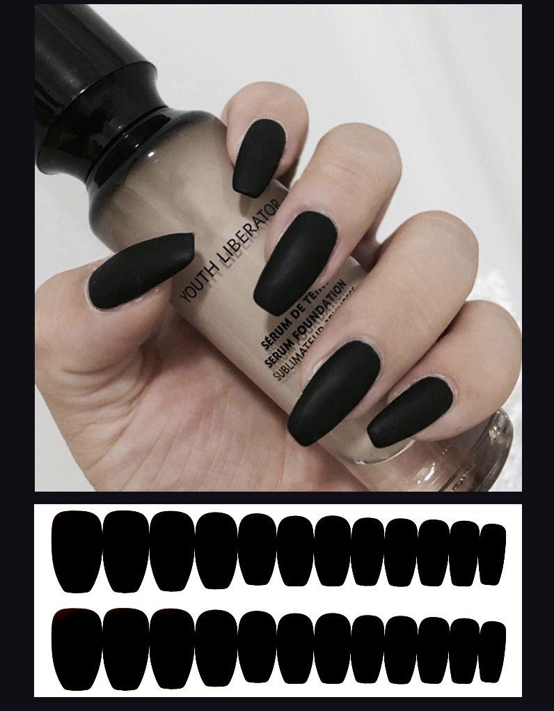Uñas de ballet esmeriladas