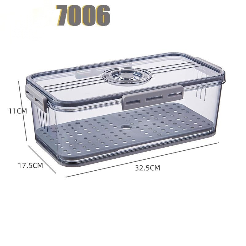 Caja de almacenamiento para refrigerador Caja de almacenamiento de plástico PET transparente de grado alimenticio