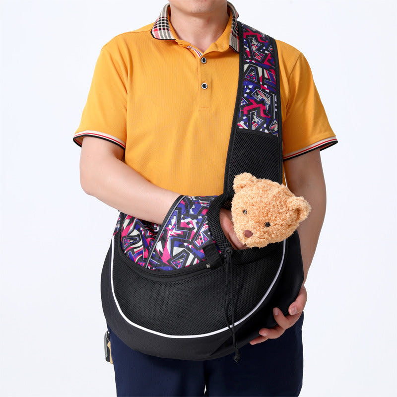 Bolsa de transporte para mascotas, bolso bandolera portátil para exteriores para mujeres, para perros, gatos, productos para mascotas