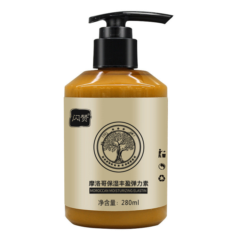 Après-shampoing gel coiffant hydratant à l'élastine du Maroc