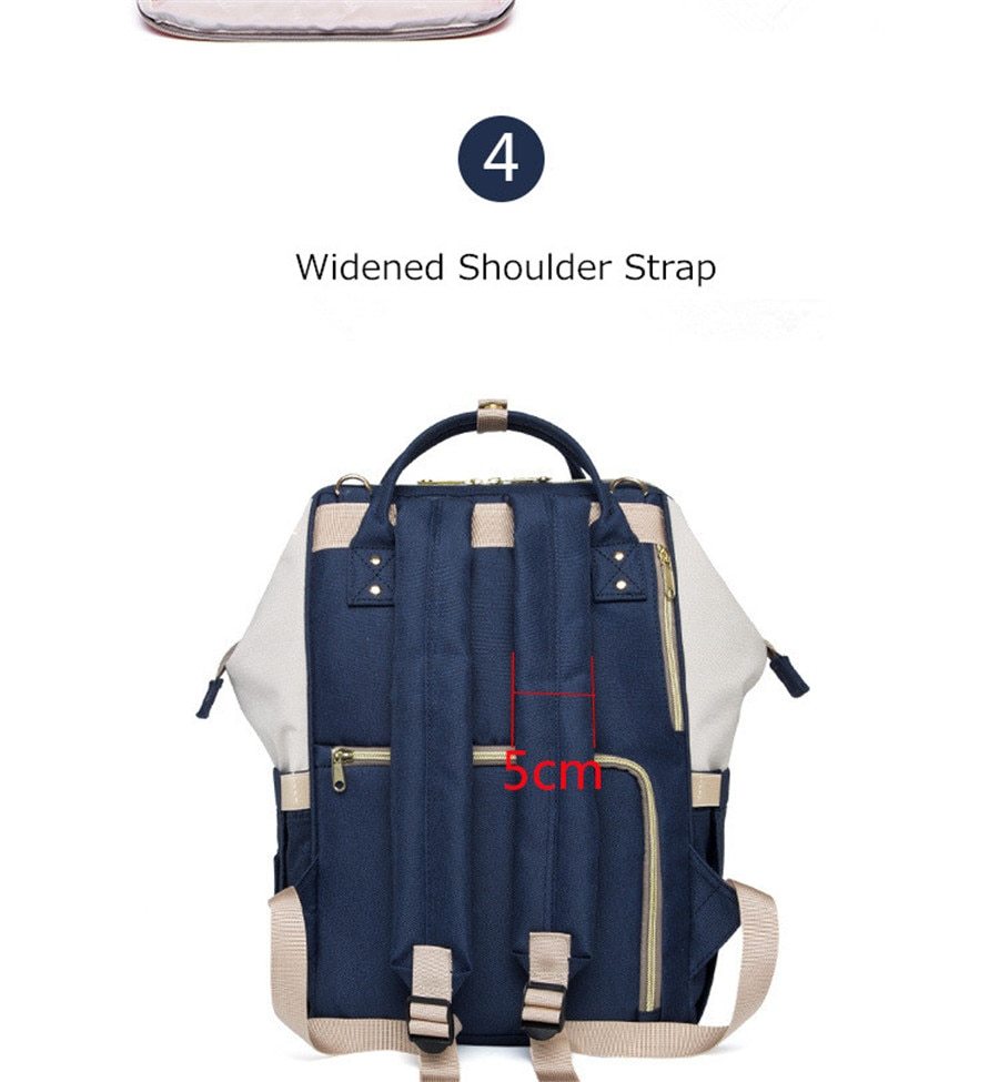Bolsa de momia multifunción de gran capacidad, paquete materno-infantil, bolso para mujeres embarazadas, mochila para madres