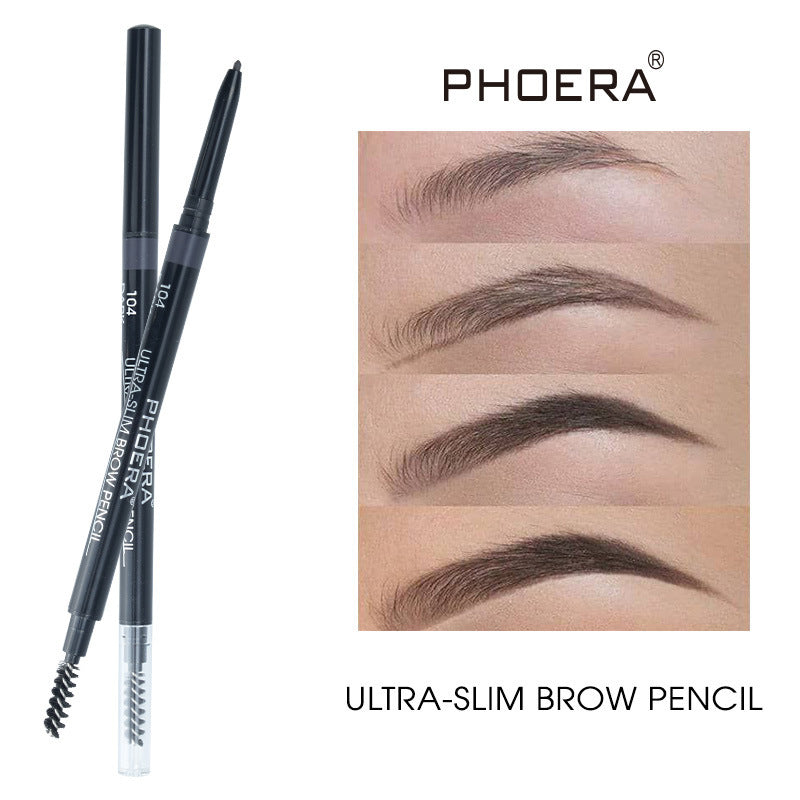 Nouveau crayon à sourcils fin 5 couleurs PHOERA