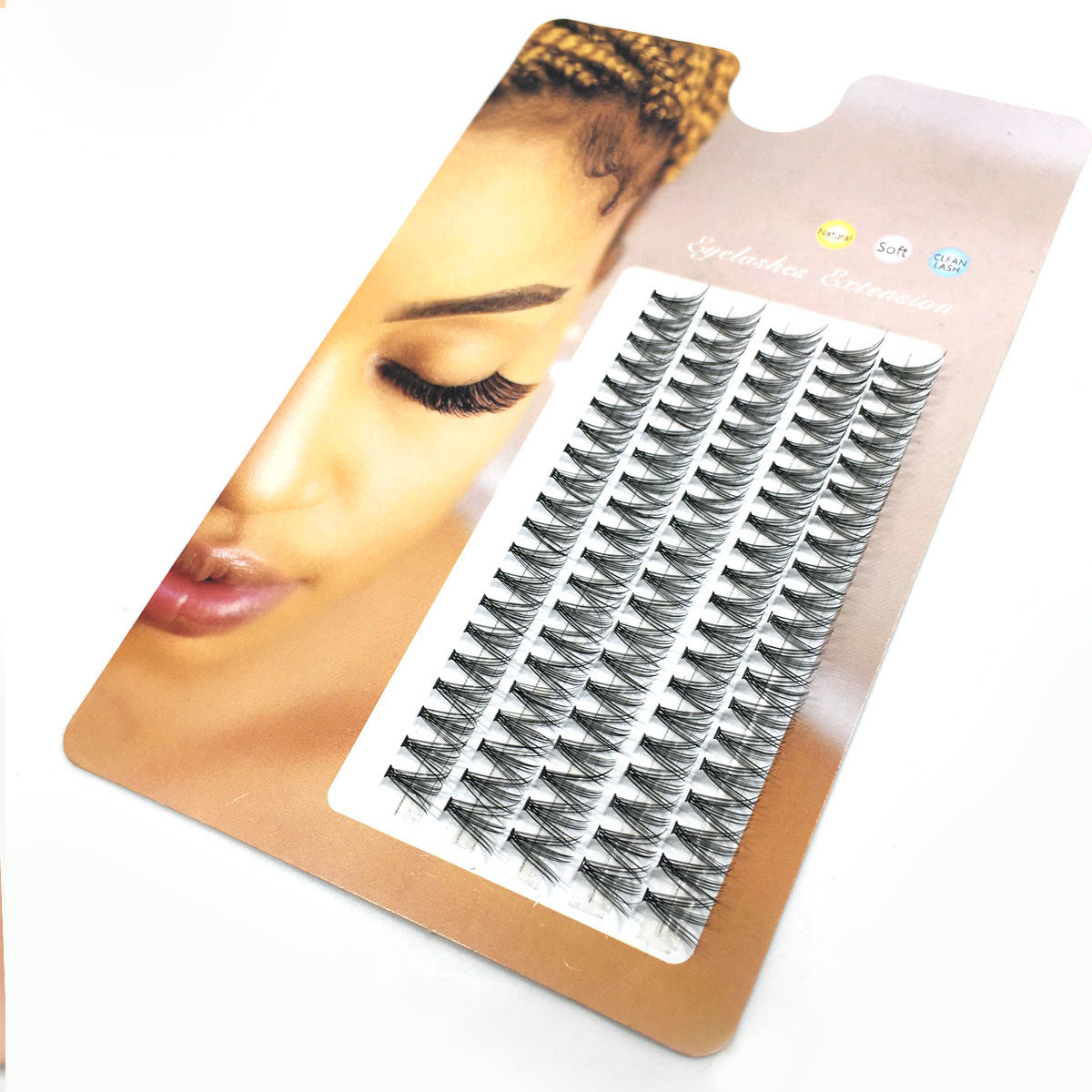 Herramientas de maquillaje de pestañas postizas de injerto suave natural 10p