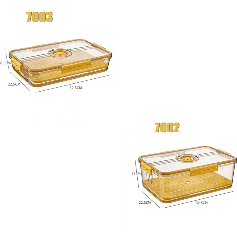 Caja de almacenamiento para refrigerador Caja de almacenamiento de plástico PET transparente de grado alimenticio