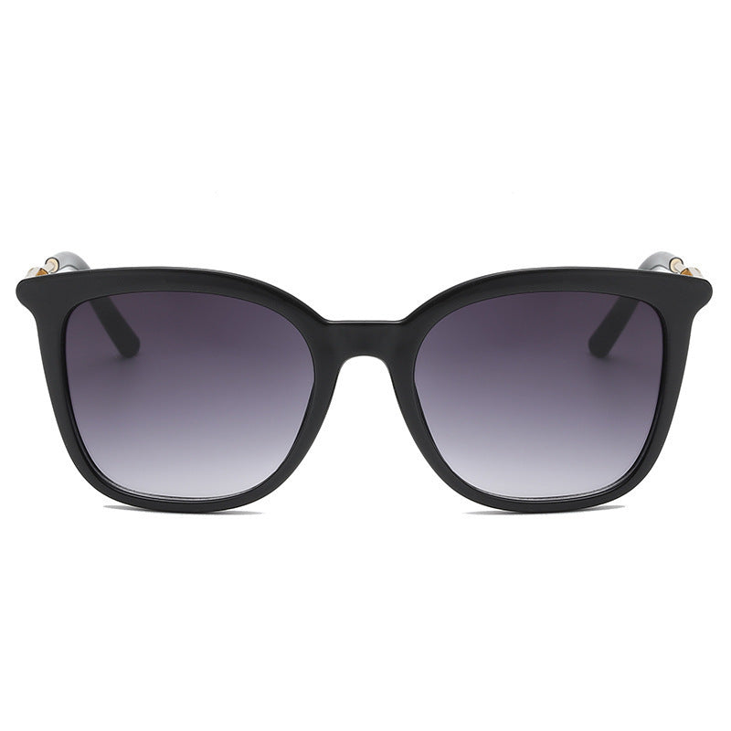 Gafas de sol huecas de metal Gafas de sol vintage Street Shot