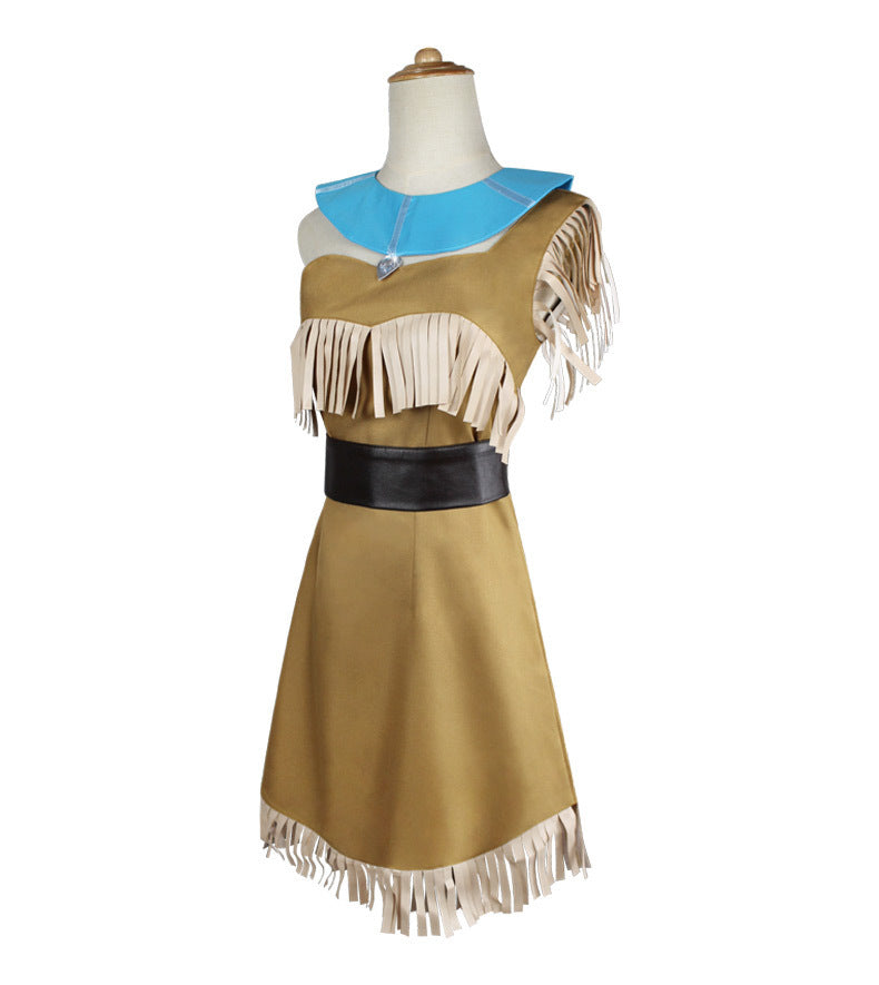 Jupe de cosplay de la princesse indienne Pocahontas