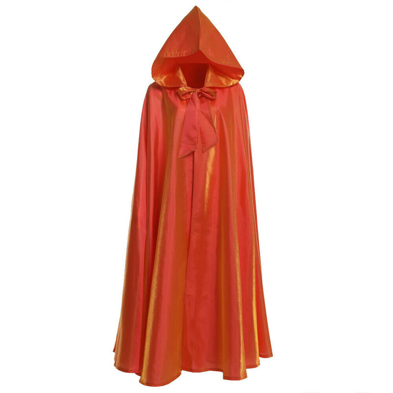 Costume d'Halloween Cape médiévale Robe de sorcier